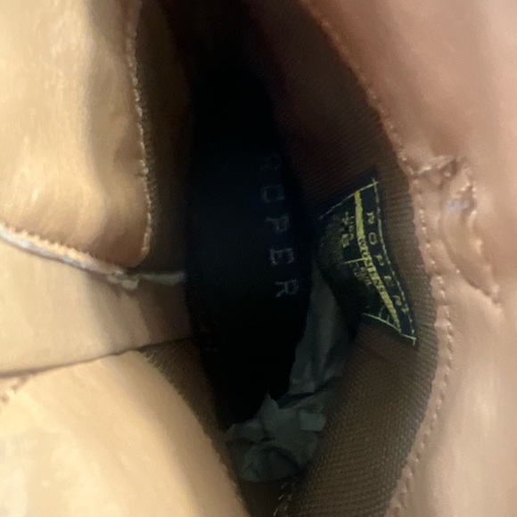 Roper Tan Leather Cowboy Boots Size 7.5 - Picture 4 of 7